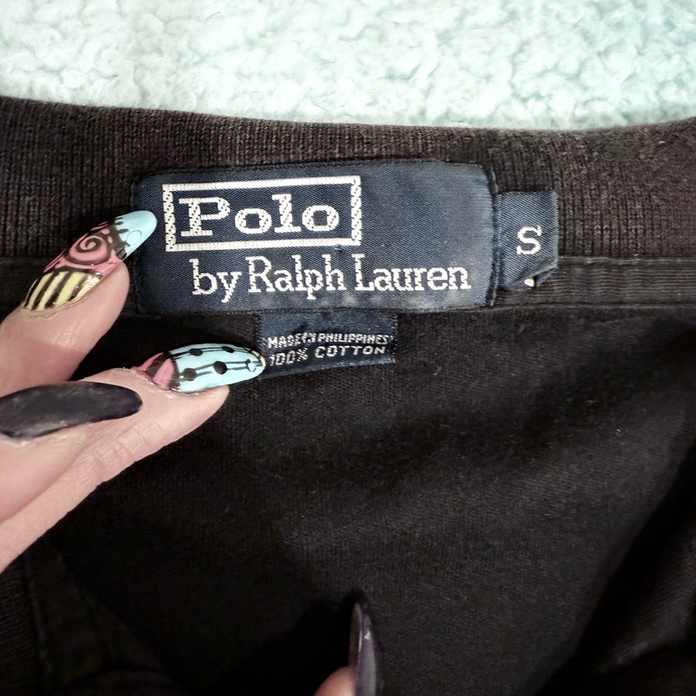 🔥Polo by Ralph Lauren Men's Black Long Sleeve Shirt🔥 - Picture 3 of 5
